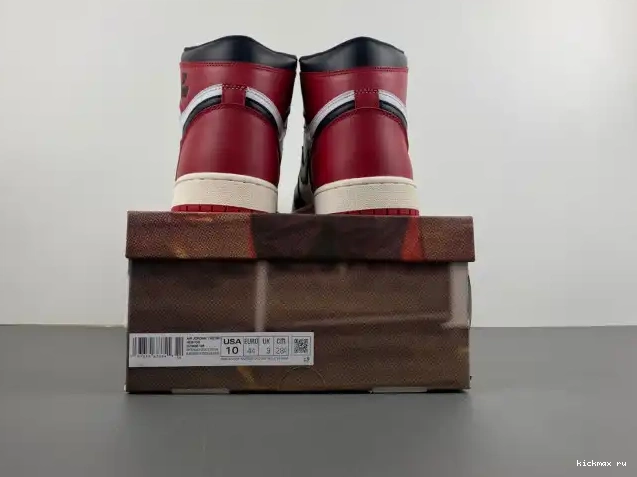 Rep Kickmax DZ5485-106 OG High Reimagined Black Jordan Air 1 Toe 0329